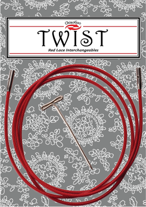ChiaoGoo TWIST Red Cables 93 cm - LARGE